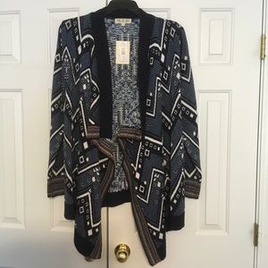 Pink Rose Aztec Sweater